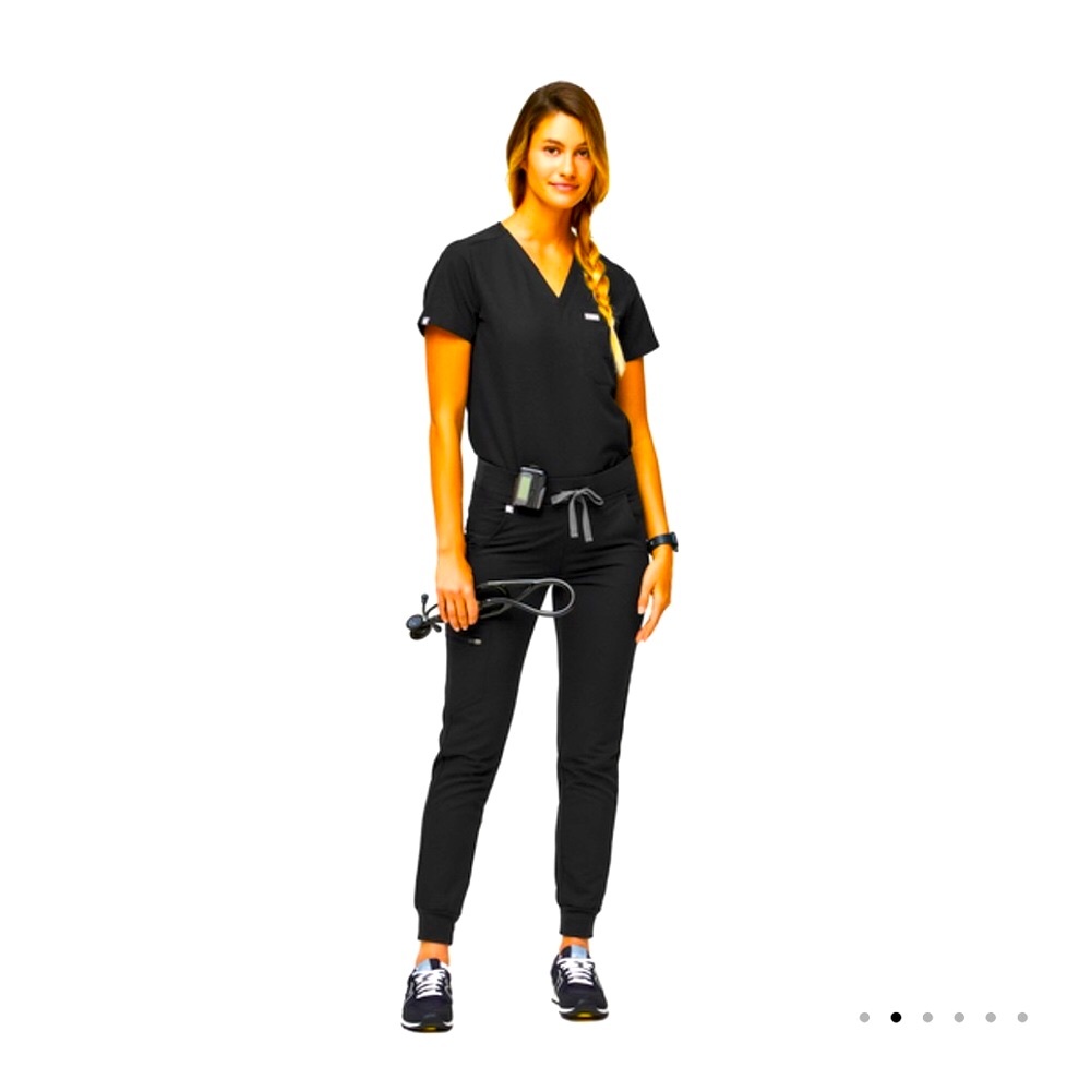 Casma Three-Pocket Scrub Top Zamora Jogger Scrub Pants $35 for both :)